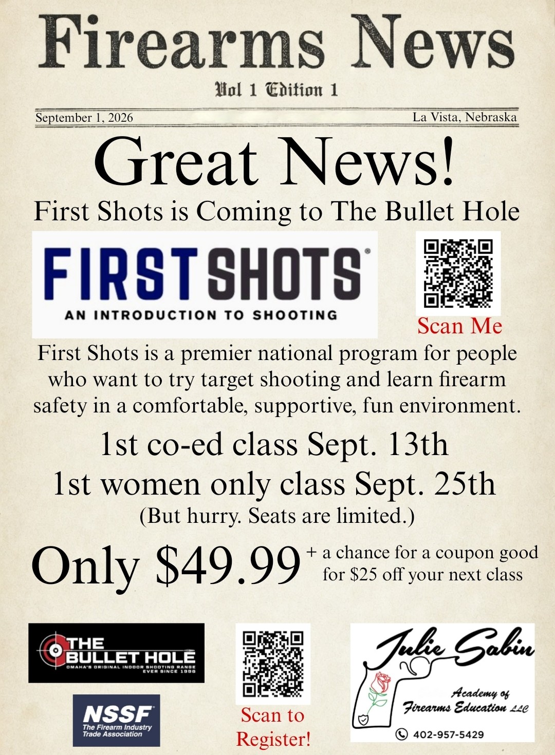 First Shots